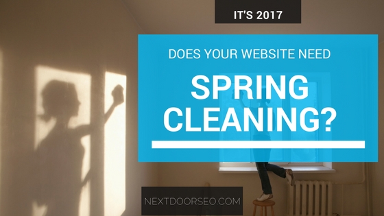 Is Your Website Crying for Spring Cleaning?